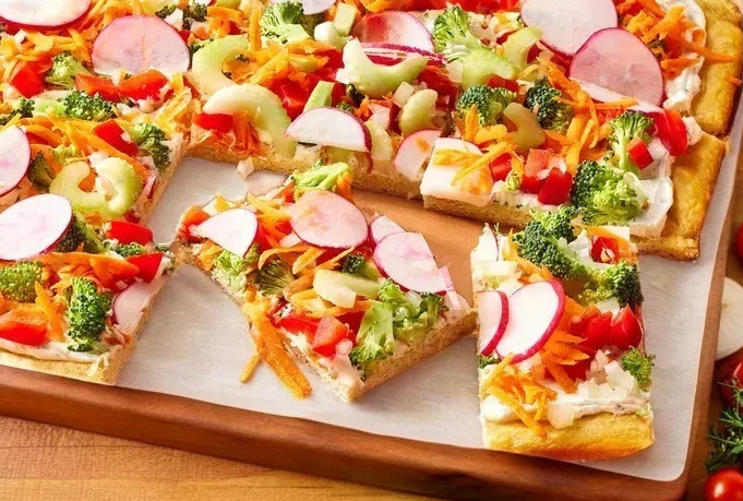 recette de pizza végétarienne