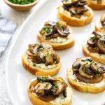 Crostini aux champignons