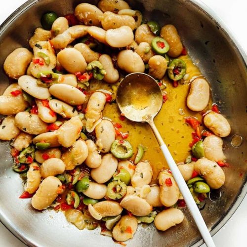 Fèves marinés aux olives