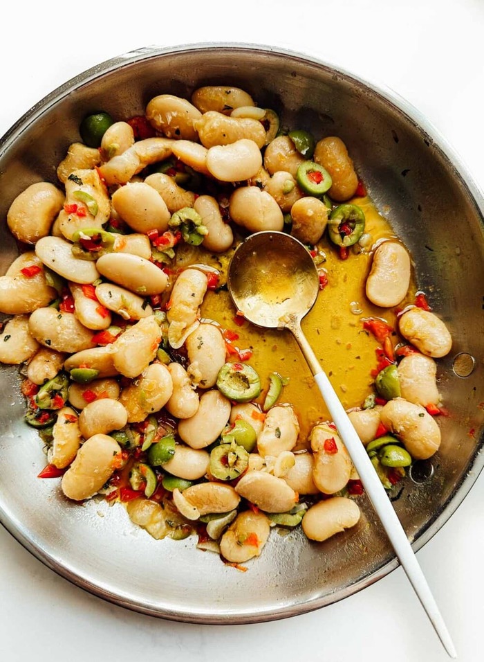 Fèves marinés aux olives