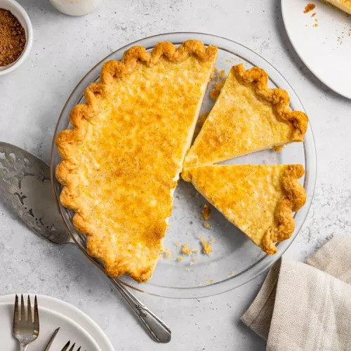 Tarte à la crème aux œufs 1