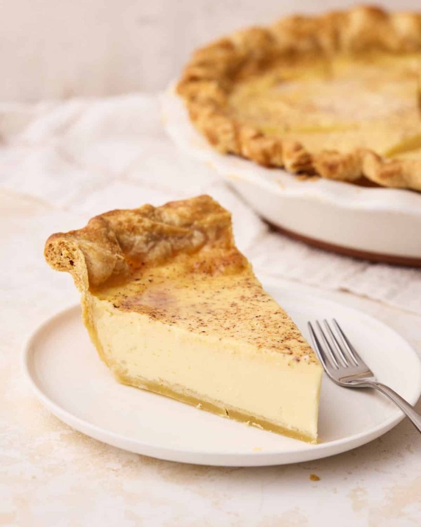 Tarte à la crème aux œufs