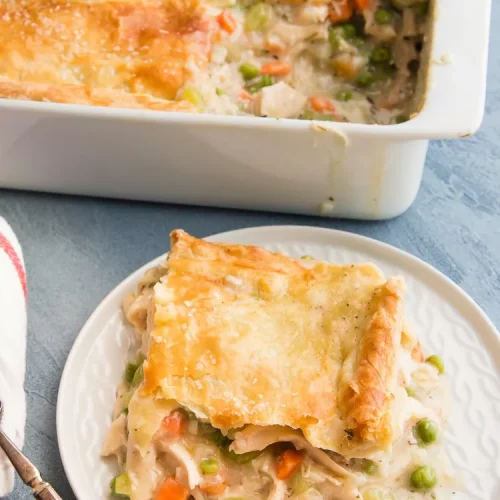 Tourte au poulet facile 1