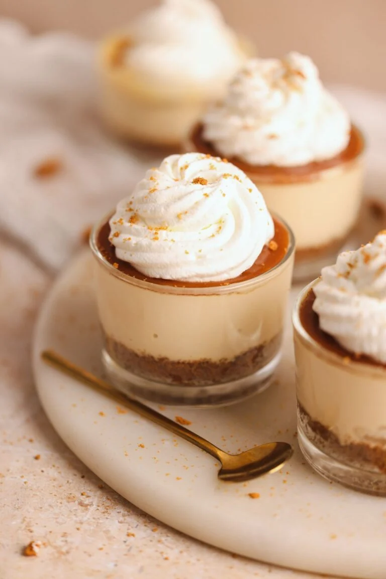 dessert au caramel salé sans cuisson